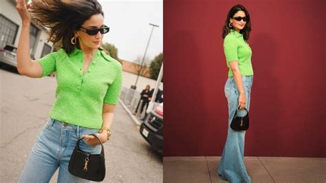 alia bhatt x gucci|alia bhatt neon green.